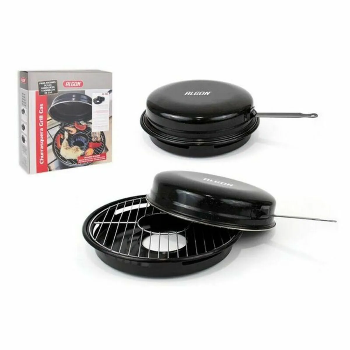 Barbecue Portatile Algon Nero (Ø 30 cm)