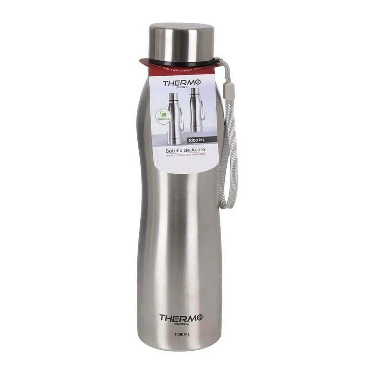 Bottiglia ThermoSport Argentato Acciaio (1000 ml)