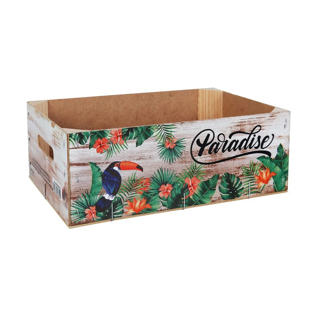 Scatola portaoggetti Confortime Paradise 30 x 20 x 10 cm Legno