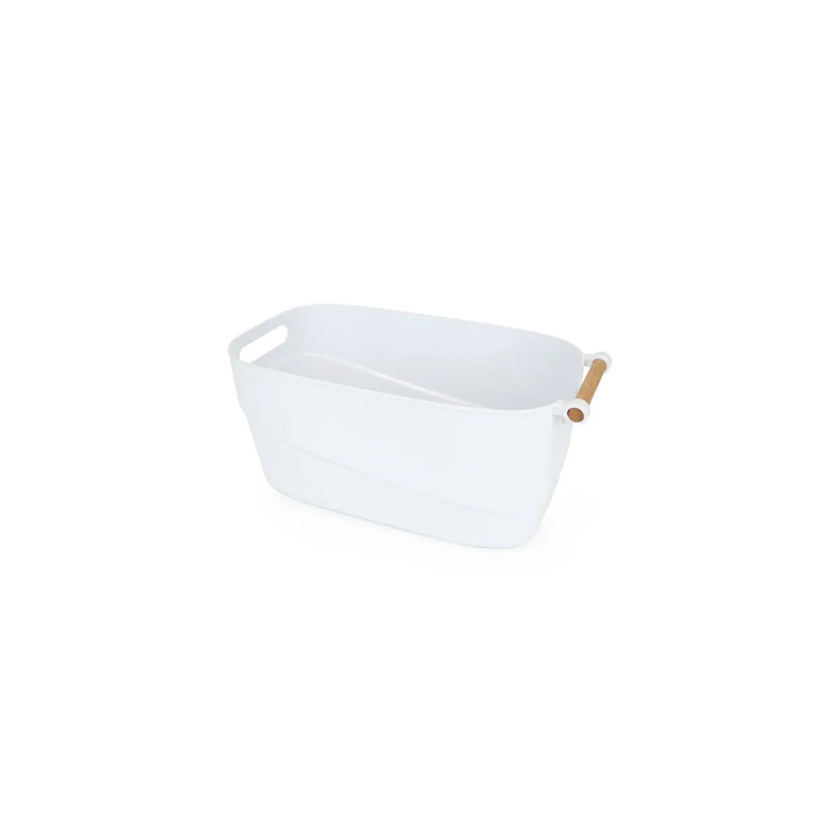 Cestino Multiuso Confortime Bianco Plastica Con manici 27 x 14,5 x 12 cm