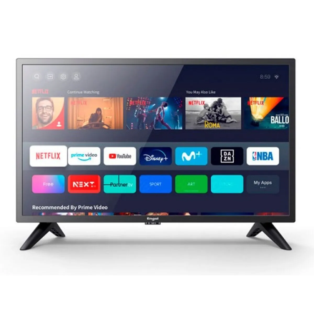 Smart TV Engel LE2483SM     24 24" HD LED WI-FI LED HD 24" HbbTV