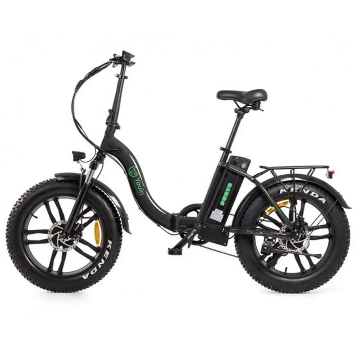 Bicicletta Elettrica Youin BK1610B PORTO Nero 250 W 20" 25 km/h