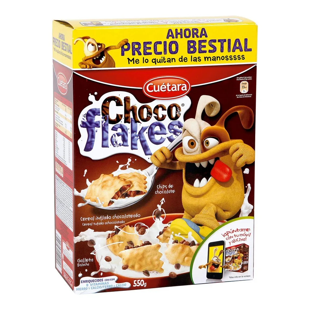 Cereali Cuetara Choco Flakes (520 g)