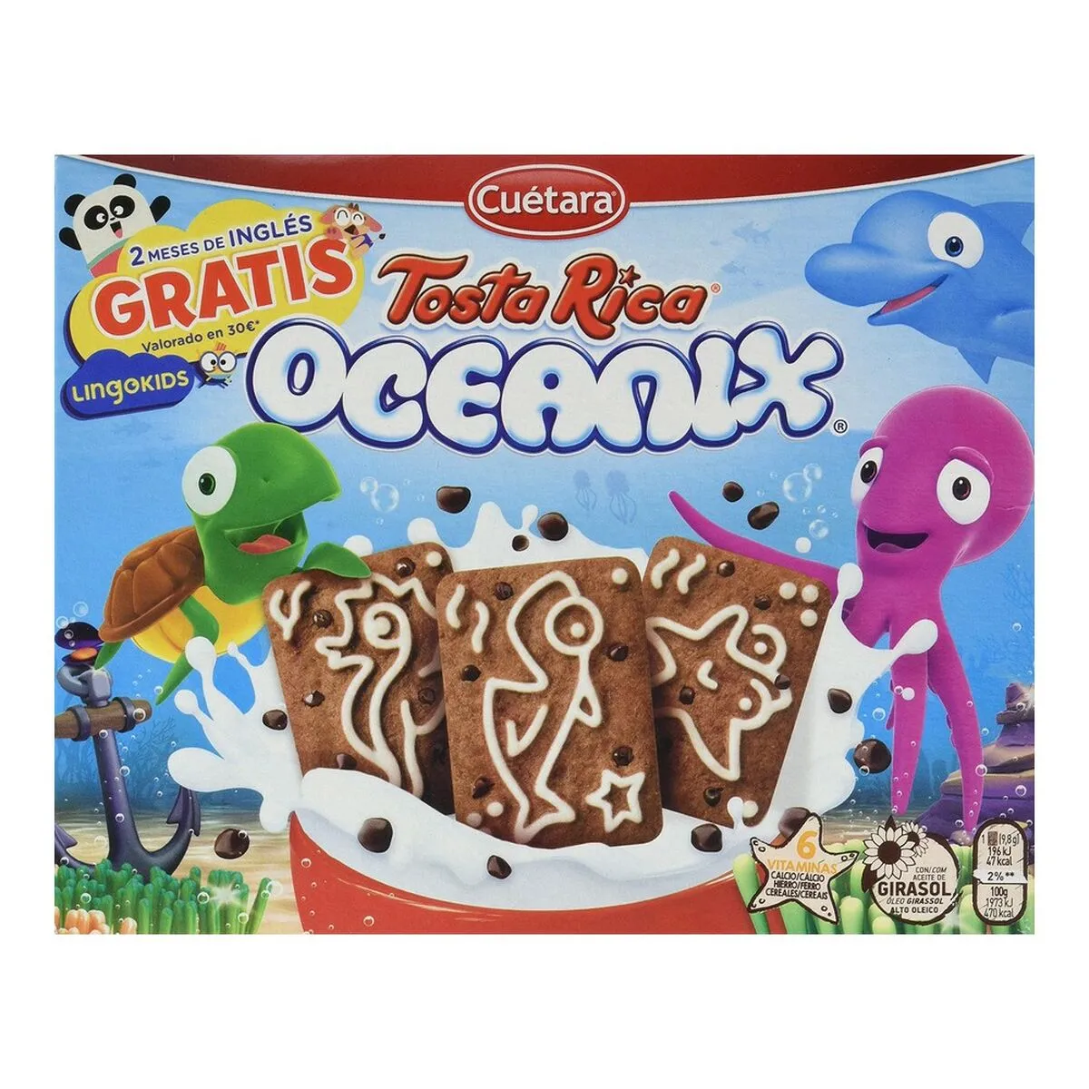 Biscotti Cuetara Tostarica Oceanix (480 g)