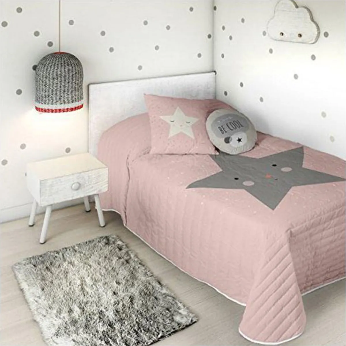 Trapunta Happy Star Haciendo el Indio 8434211504699 180 x 260 cm