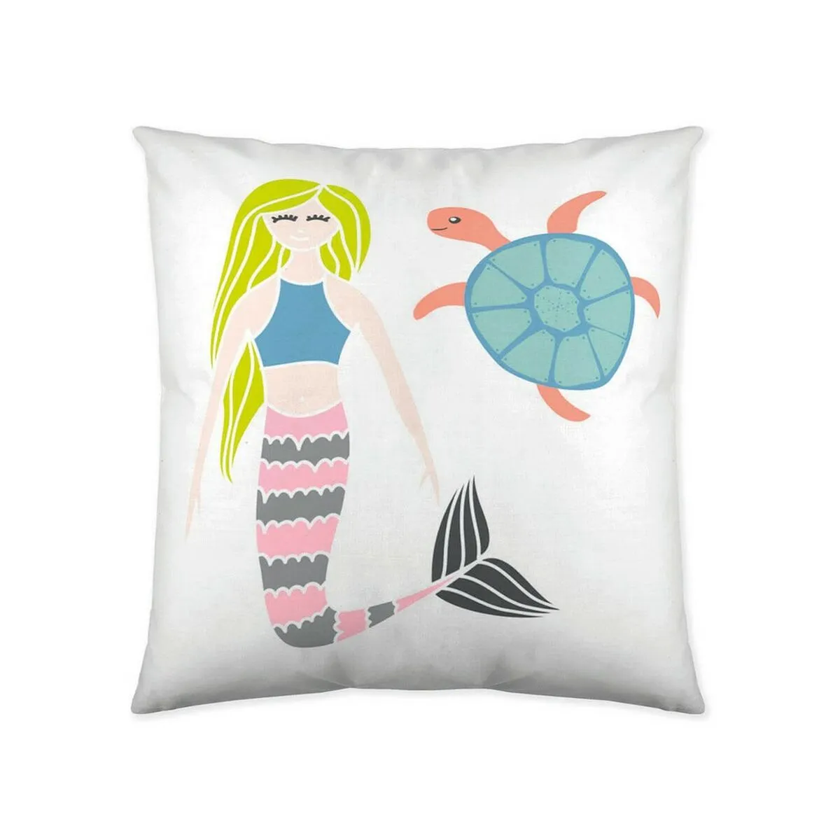 Fodera per cuscino Naturals Mermaids (50 x 50 cm)