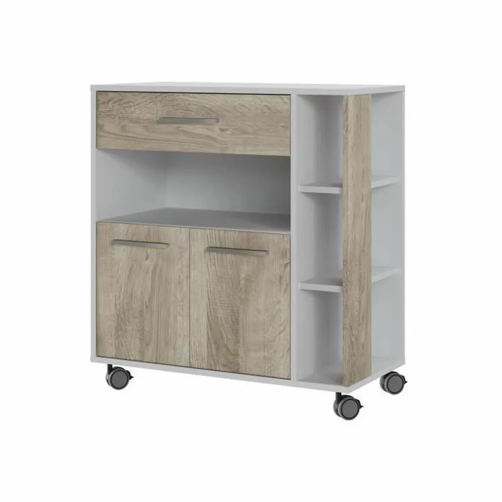 Carrello da Cucina ABS Rovere (80 x 39 x 87 cm)