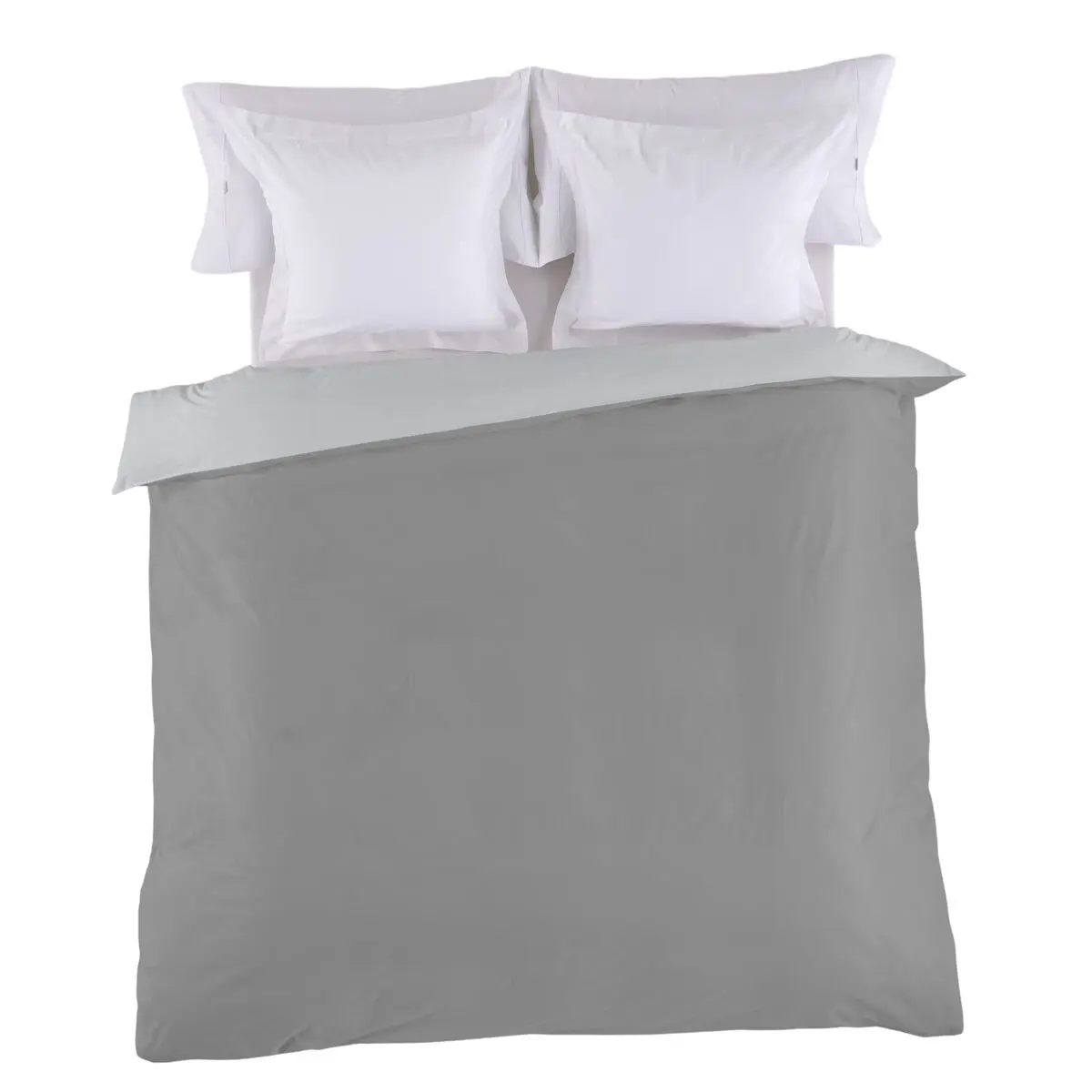 Copripiumino Alexandra House Living Grigio Perla 150 x 220 cm