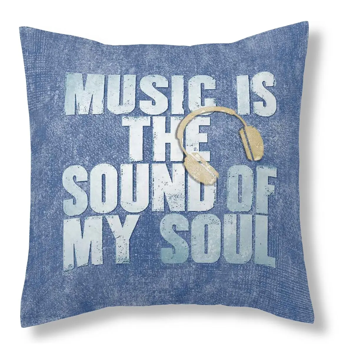 Fodera per cuscino Alexandra House Living Music is the sound of my soul 50 x 50 cm