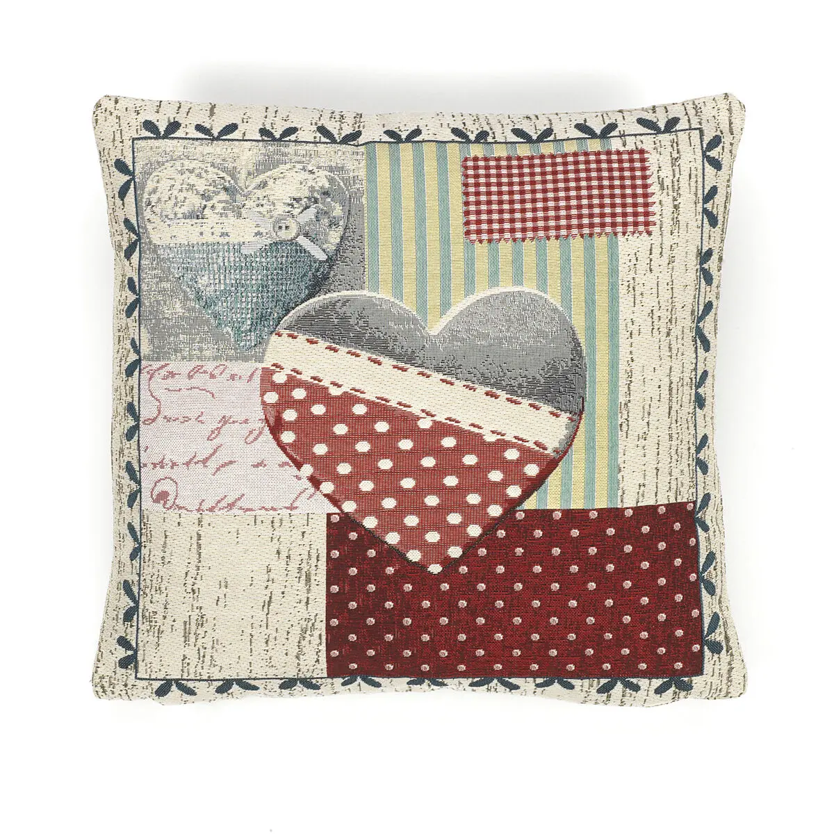 Fodera per cuscino Alexandra House Living Heart Multicolore 42 x 42 cm