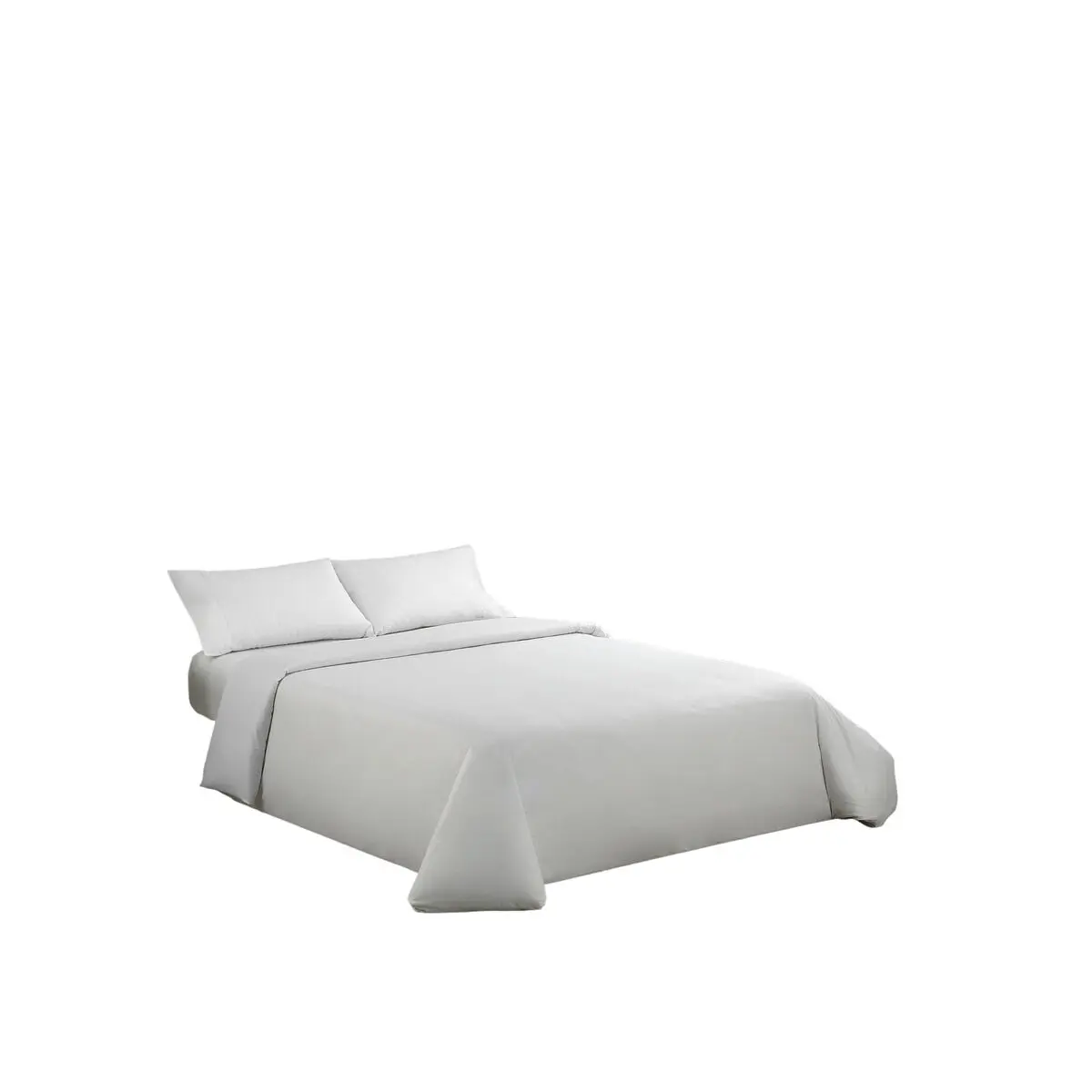 Set di copripiumino Alexandra House Living Qutun Bianco Osimano 4 Pezzi