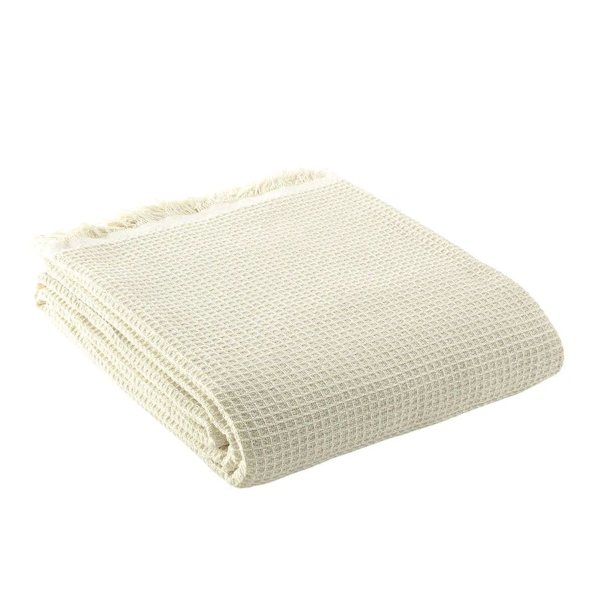 Coperta Alexandra House Living Abella Crema 180 x 260 cm