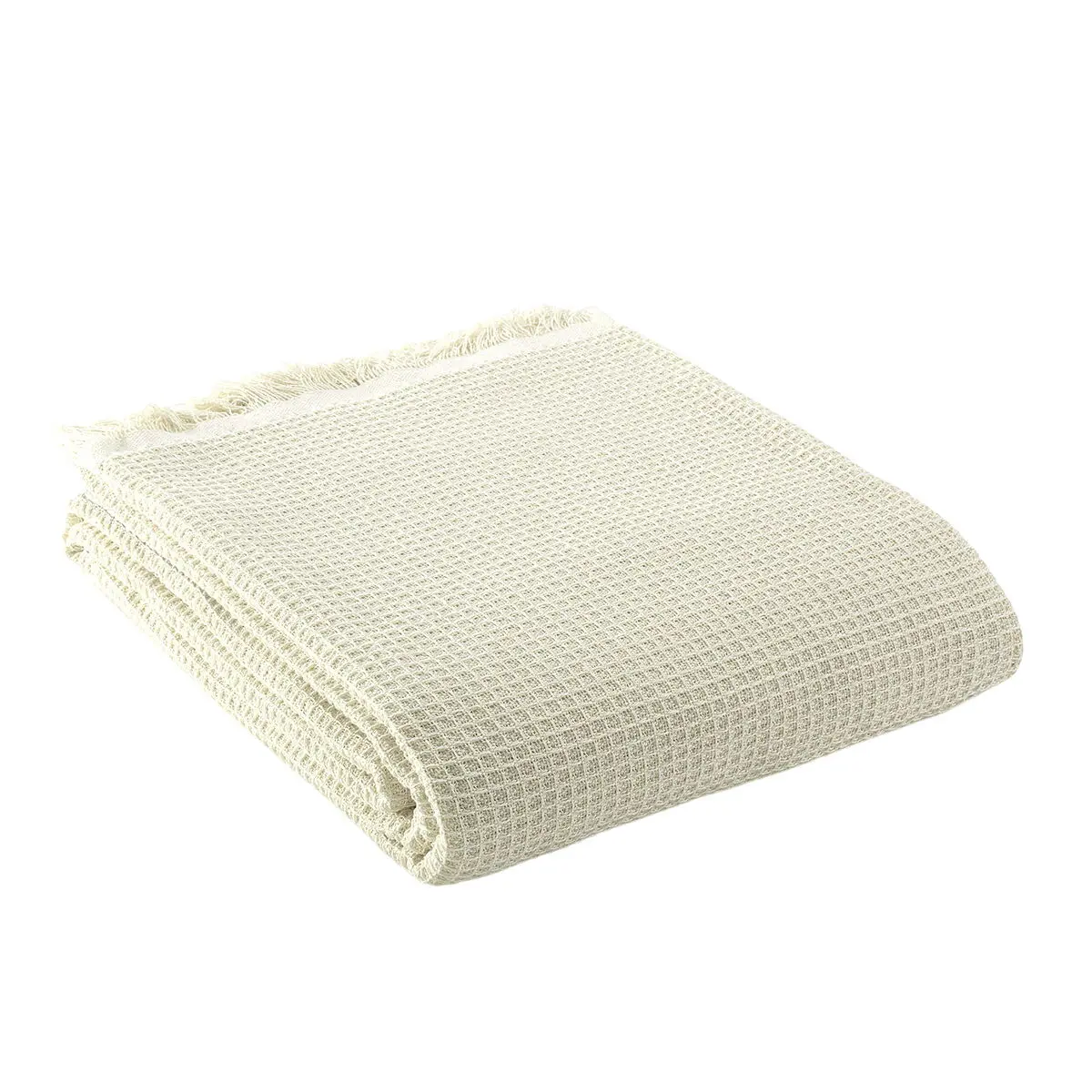 Coperta Alexandra House Living Abella Crema 225 x 260 cm