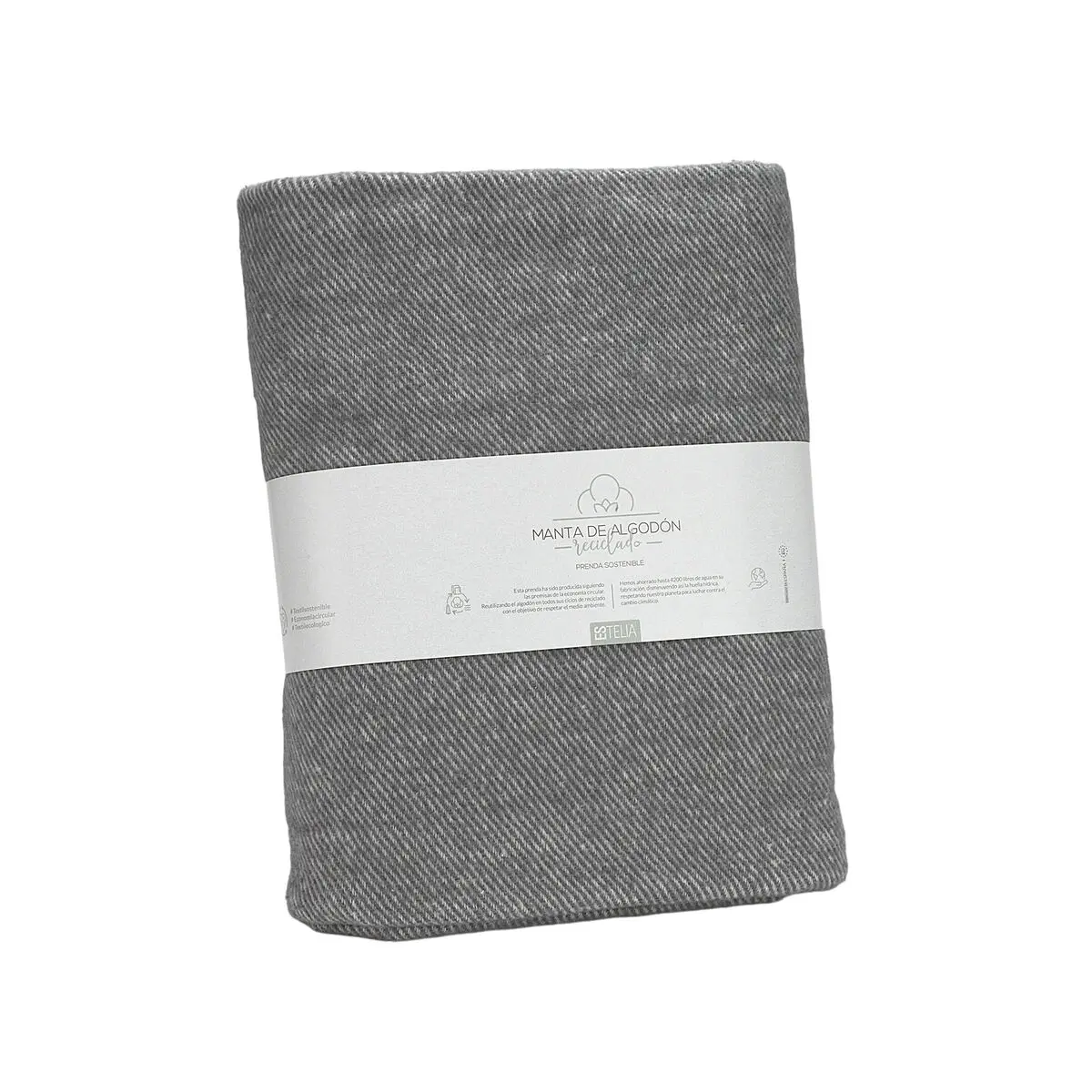 Coperta Alexandra House Living Lares Grigio 125 x 180 cm