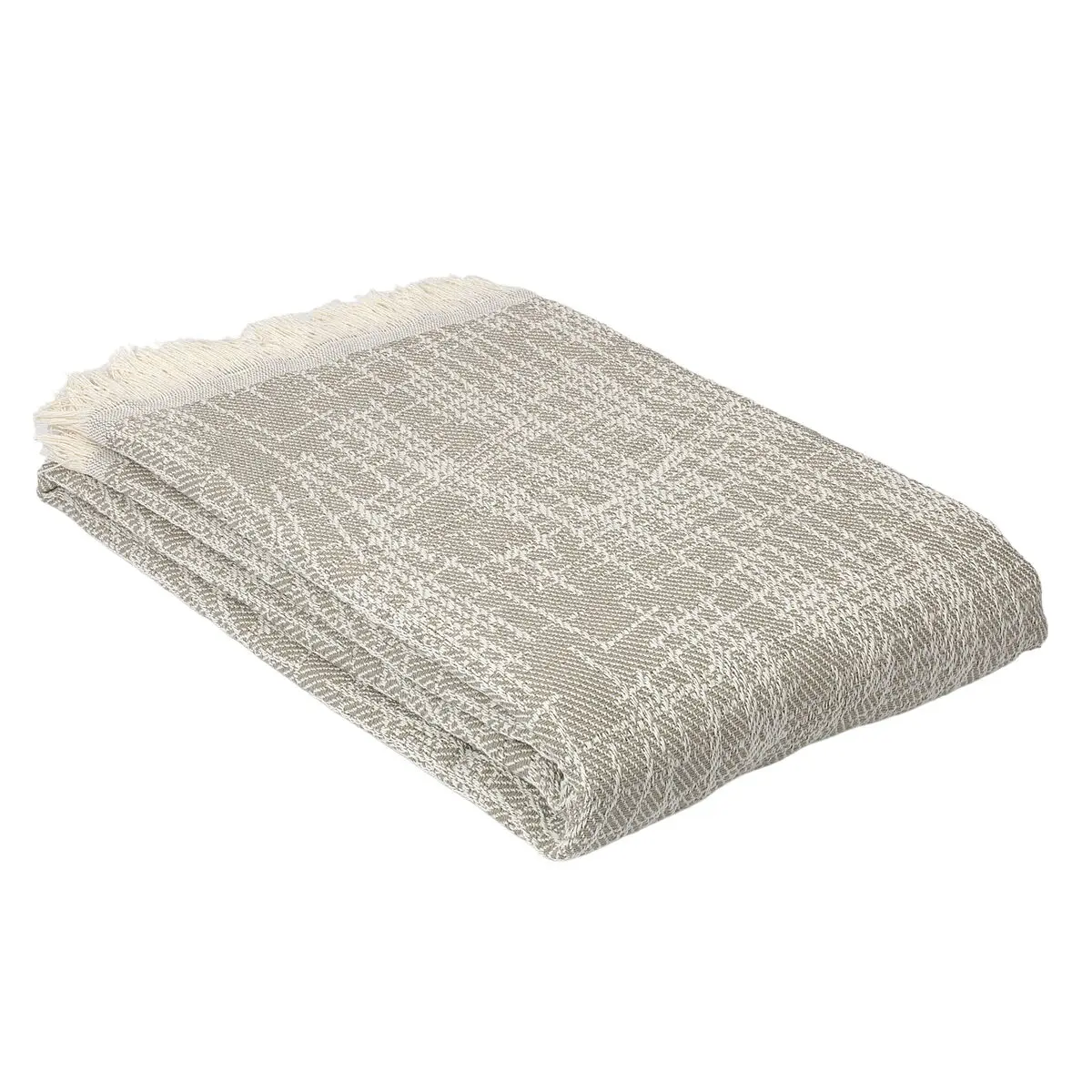 Coperta Alexandra House Living Madrid Marrone Chiaro 180 x 260 cm