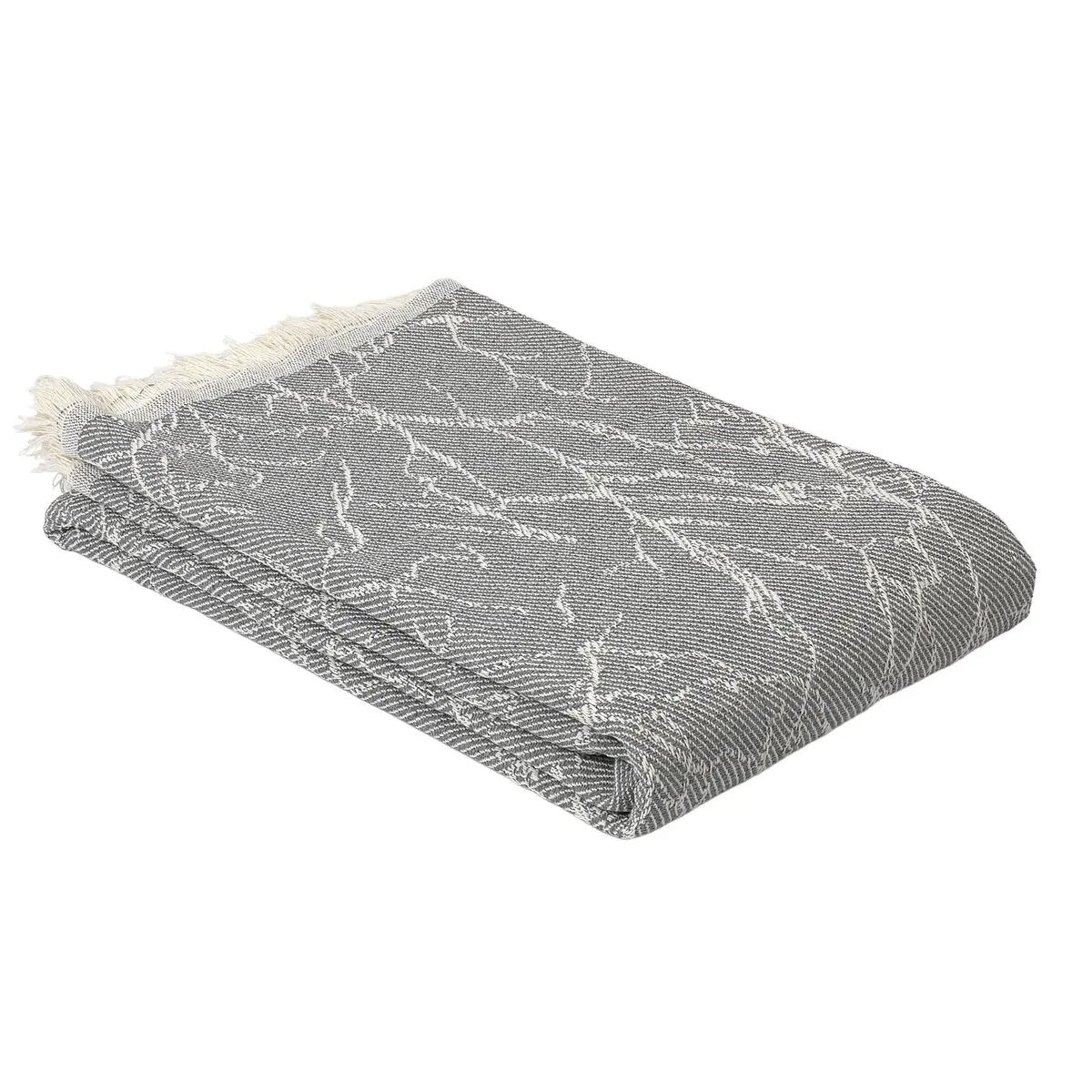 Coperta Alexandra House Living Carrara Grigio 225 x 260 cm