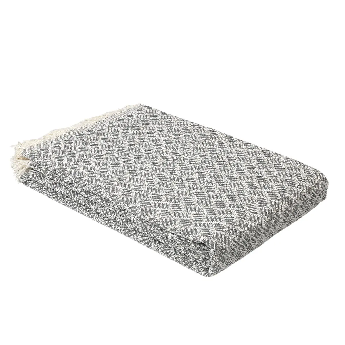 Coperta Alexandra House Living Tinto Grigio 225 x 260 cm