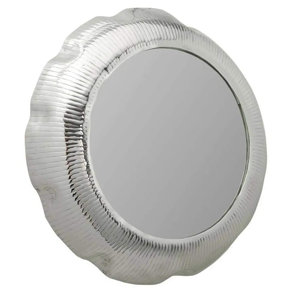 Specchio da parete Alexandra House Living Argento Metallo Vetro 76 x 11 x 76 cm