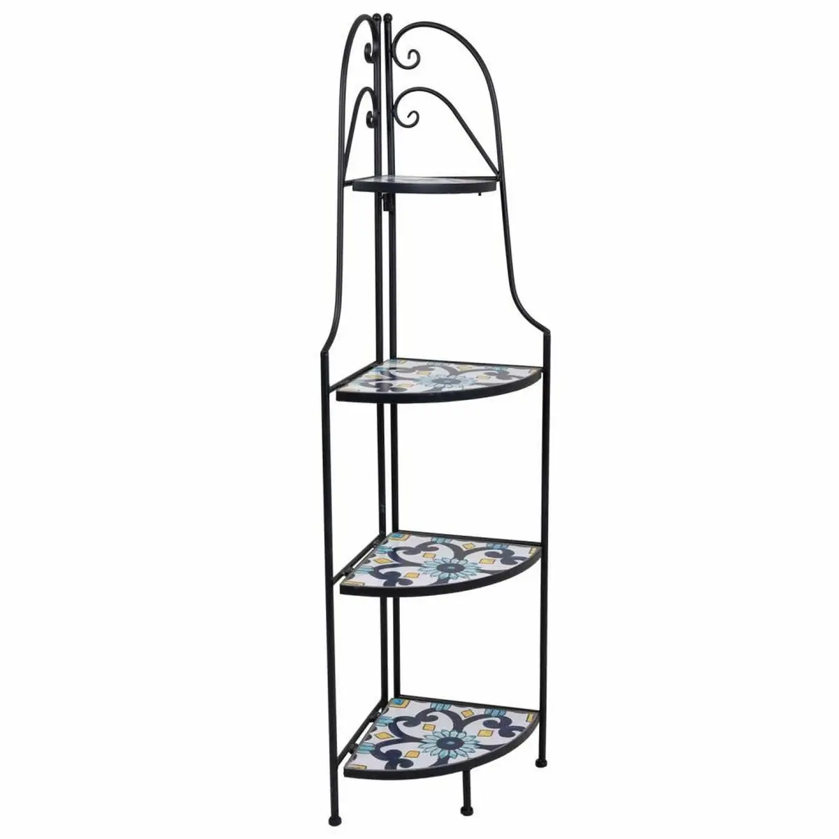 Scaffale ad Angolo Alexandra House Living Ferro Forjare Piastrella 28 x 131 x 41 cm