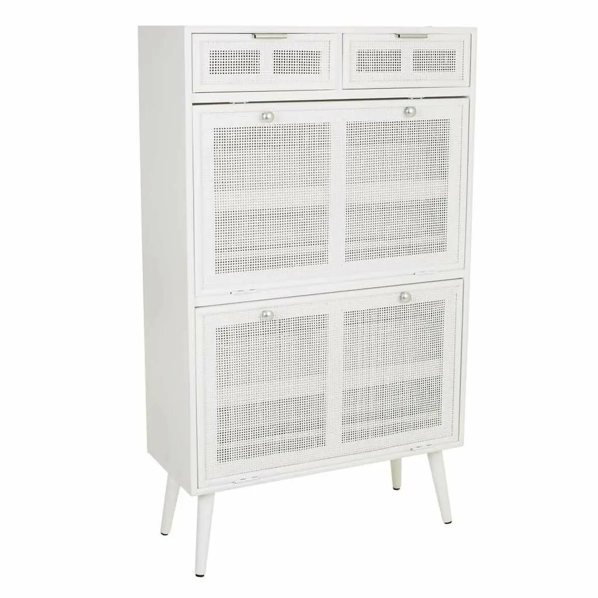 Armadio scarpiera Alexandra House Living Bianco 32 x 120 x 70 cm Griglia