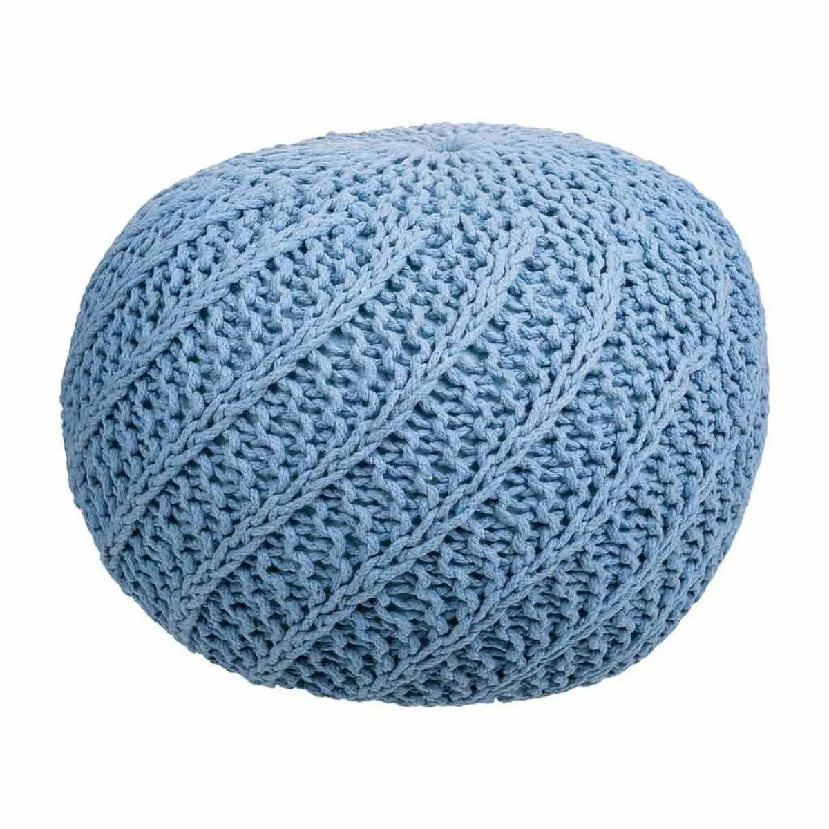 Puff Alexandra House Living Azzurro Chiaro polistirene 45 x 30 x 45 cm