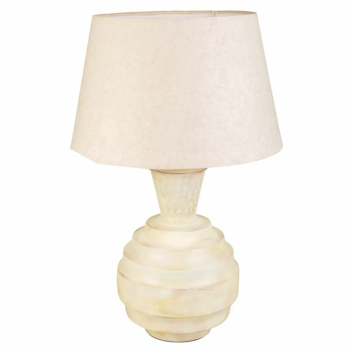 Lampada da tavolo Alexandra House Living Crema Ferro 25 x 63 x 25 cm