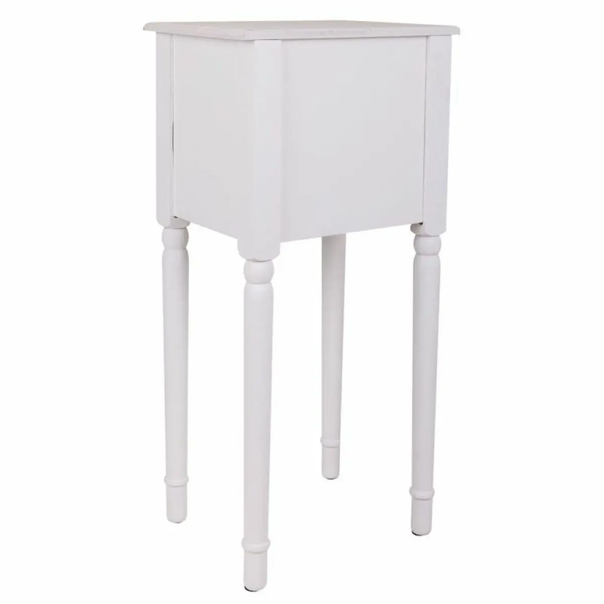 Comodino Alexandra House Living Bianco 26 x 72 x 33 cm