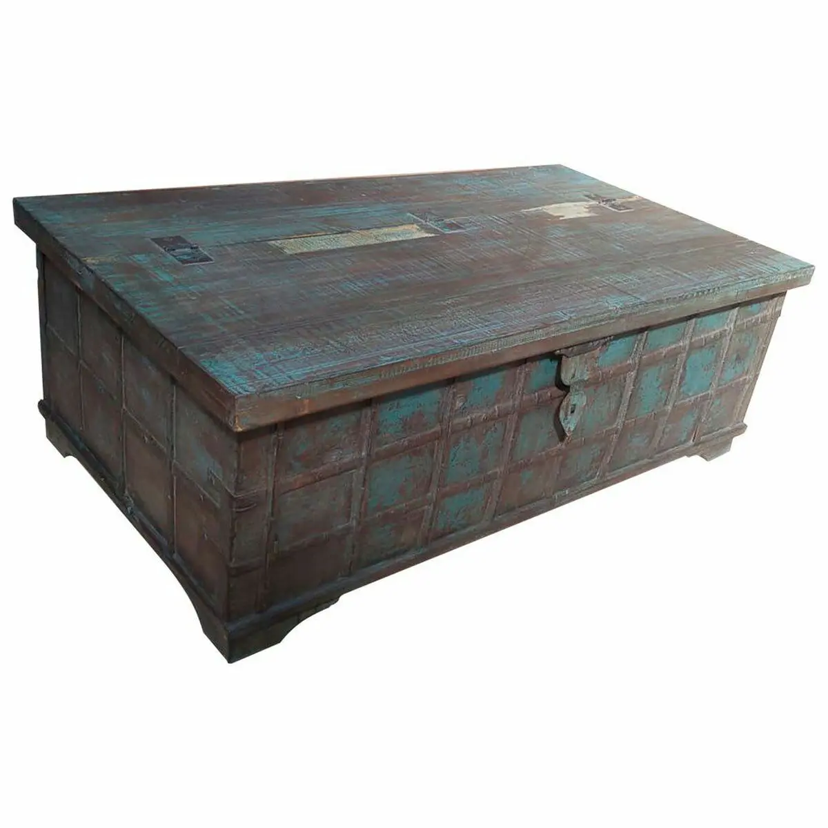 Baule Alexandra House Living Legno Riciclato 72 x 47 x 133 cm