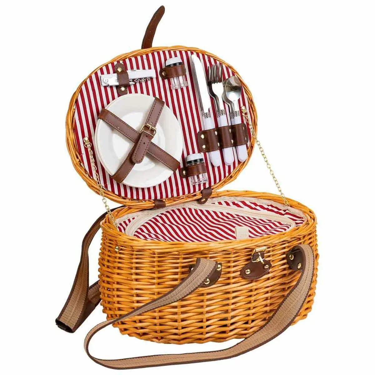 Cestino da Picnic Alexandra House Living Mele vimini