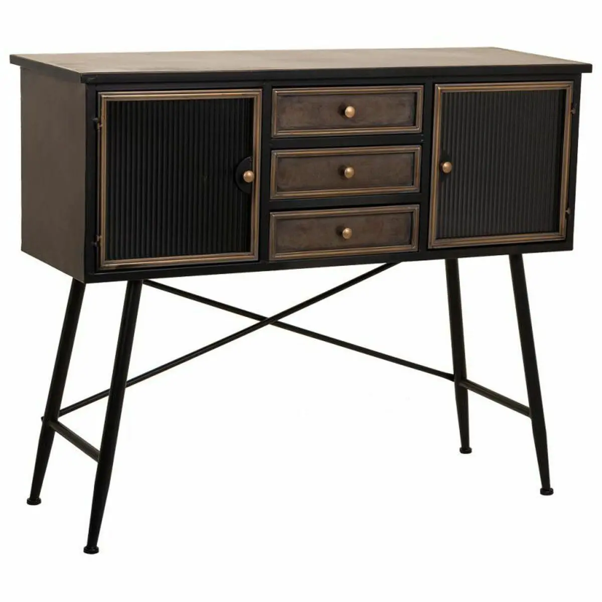 Credenza Alexandra House Living Marrone Metallo 42 x 100 x 122 cm