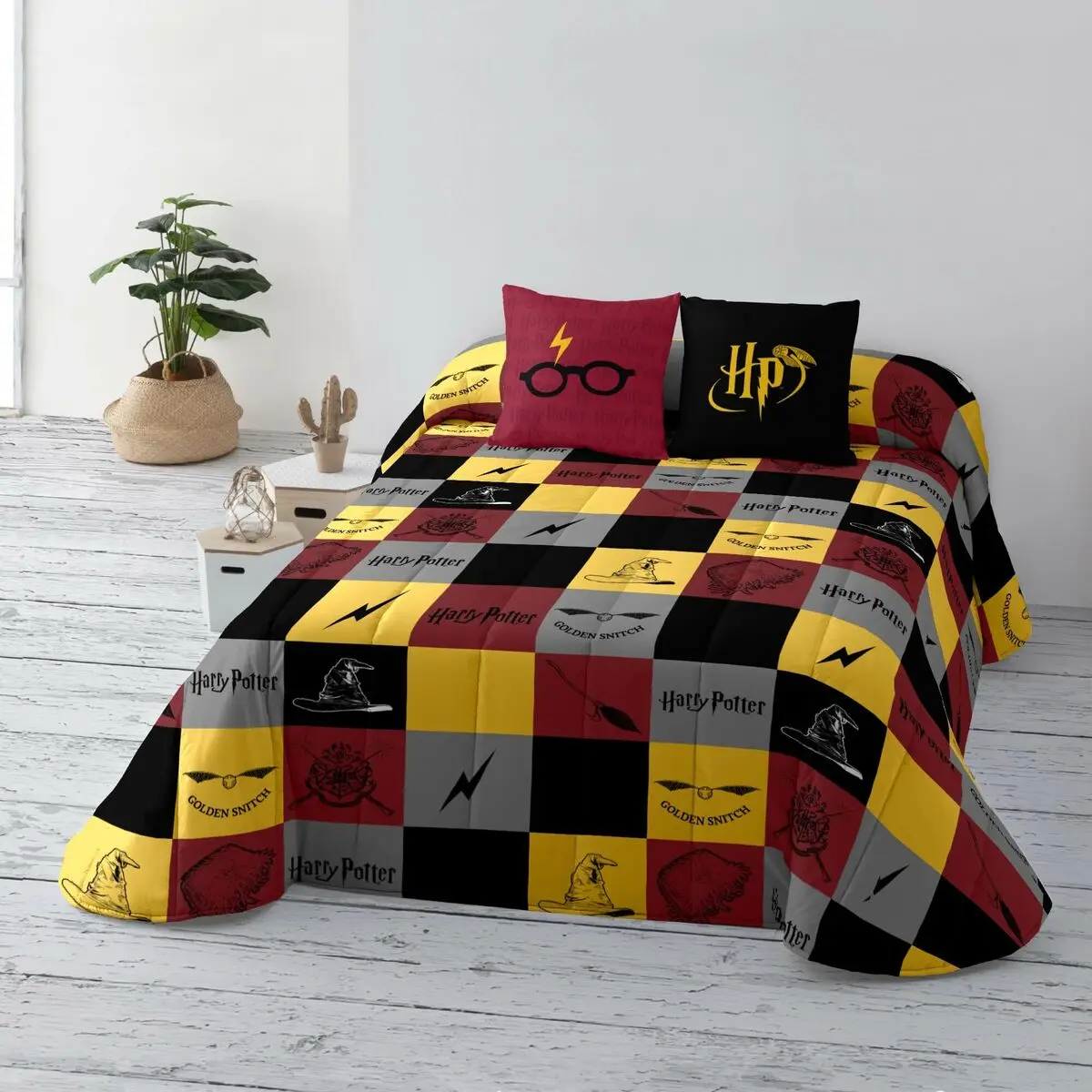 Trapunta Harry Potter Hogwarts Multicolore 235 x 270 cm 235 x 3 x 270 cm Letto 135 cm