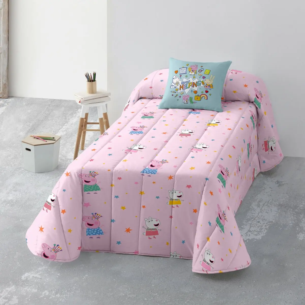 Trapunta Peppa Pig Awesome Multicolore 190 x 270 cm