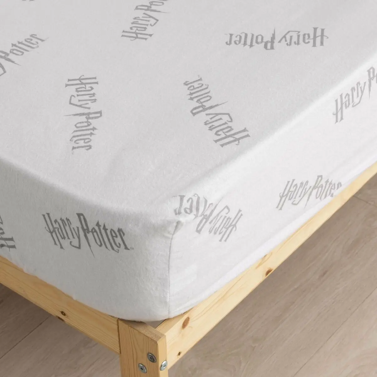 Lenzuolo con angoli Harry Potter Bianco Grigio 90 x 200 cm