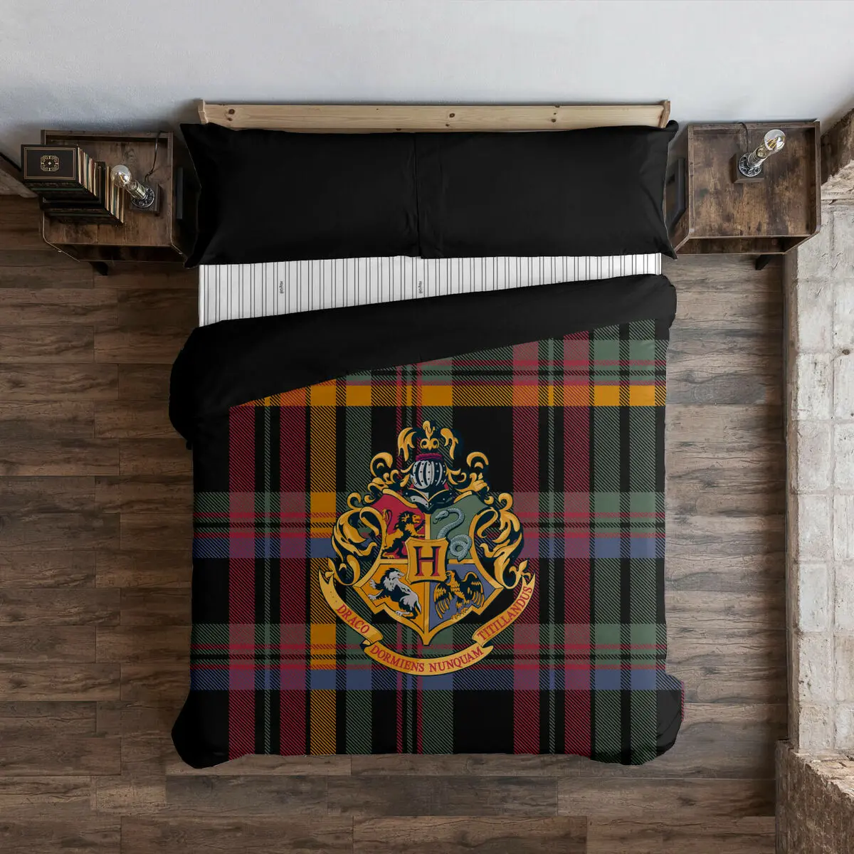 Copripiumino Harry Potter Classic Hogwarts Ala francese 220 x 220 cm