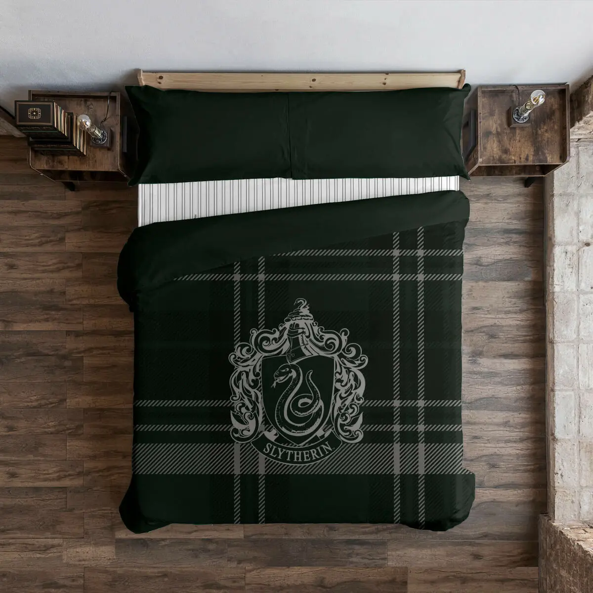 Copripiumino Harry Potter Slytherin 240 x 220 cm Matrimoniale