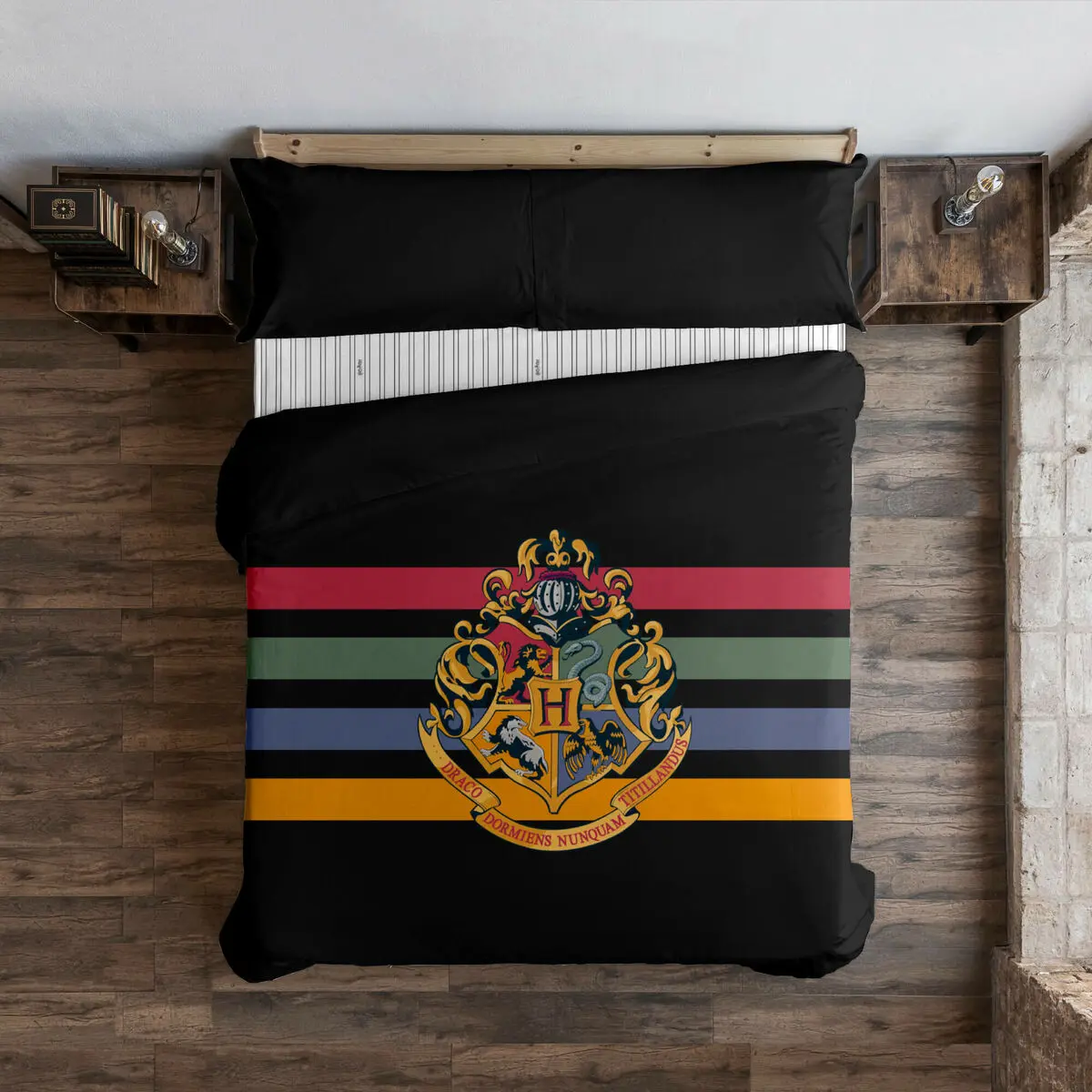 Copripiumino Harry Potter Hogwarts 200 x 200 cm Piazza e mezza