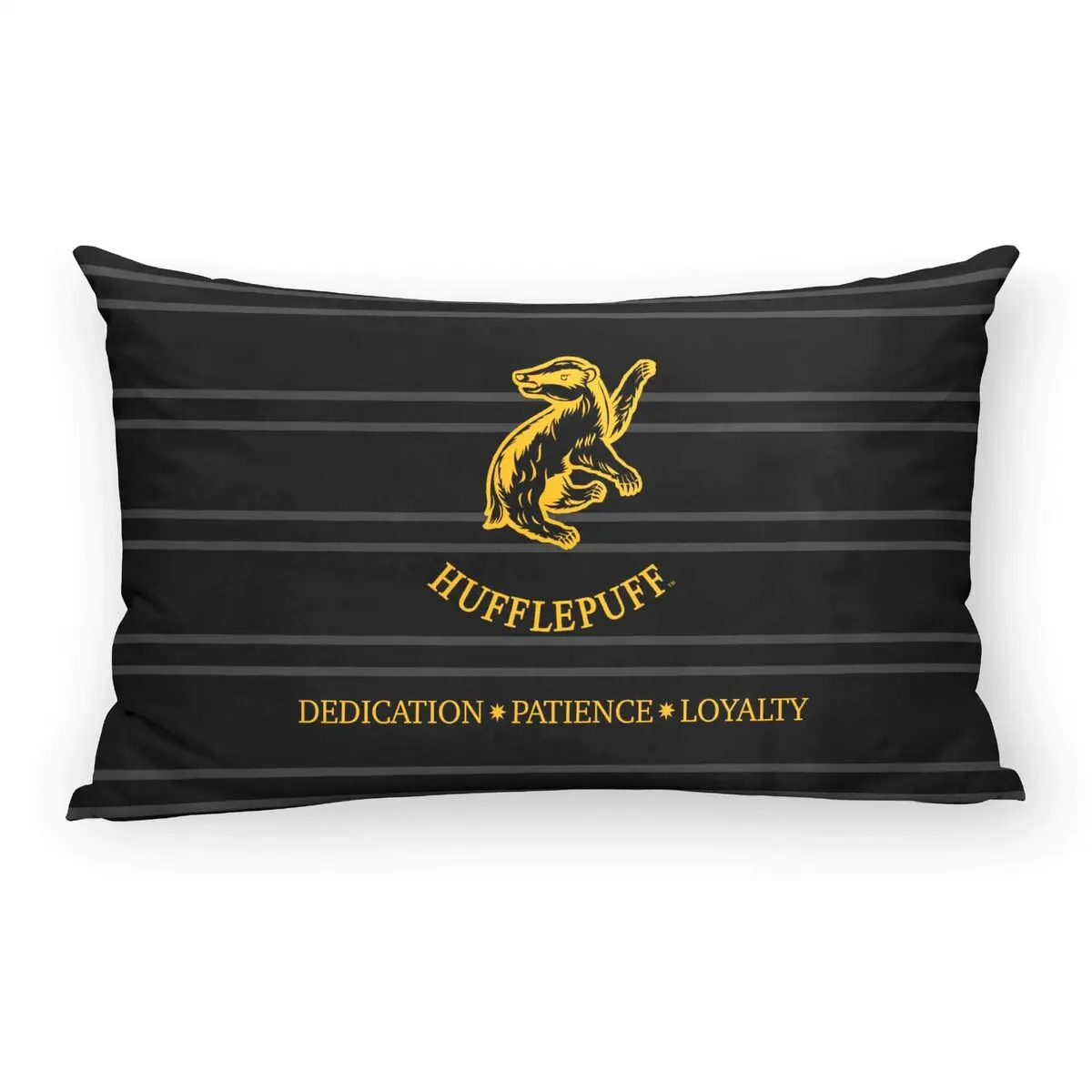 Fodera per cuscino Harry Potter Hufflepuff Basic Nero 30 x 50 cm