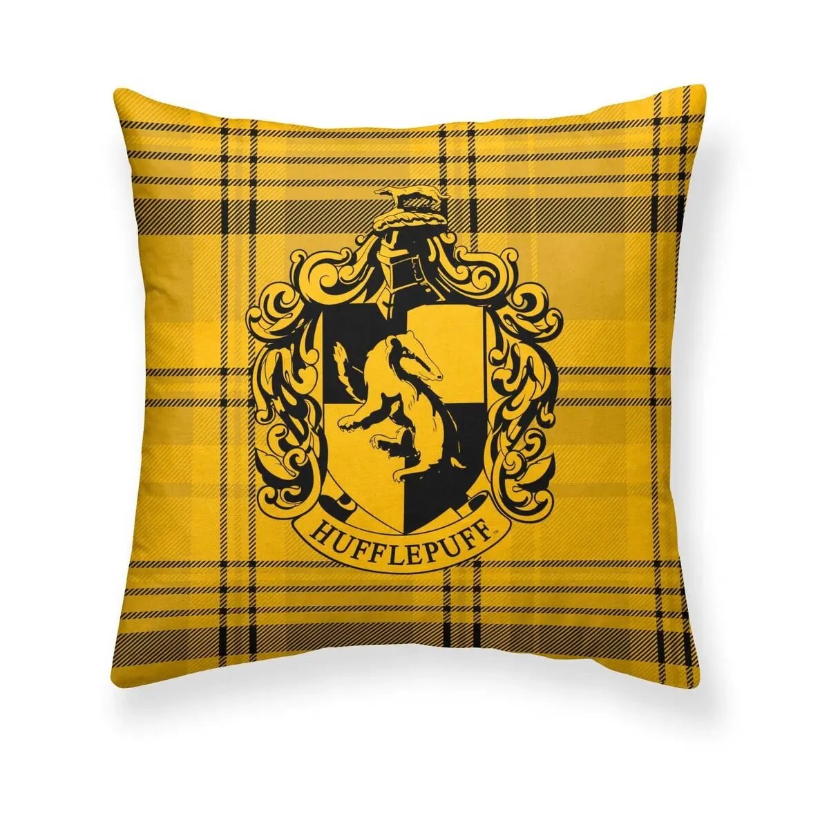 Fodera per cuscino Harry Potter Hufflepuff Giallo 50 x 50 cm