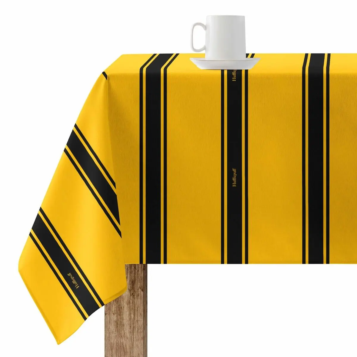 Tovaglia in resina antimacchia Harry Potter Hufflepuff 100 x 140 cm