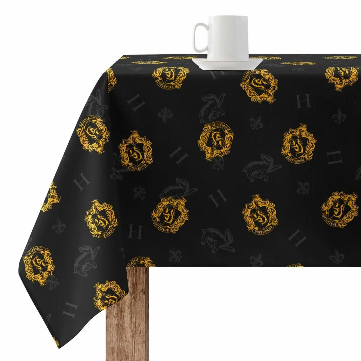 Tovaglia in resina antimacchia Harry Potter Hufflepuff 200 x 140 cm