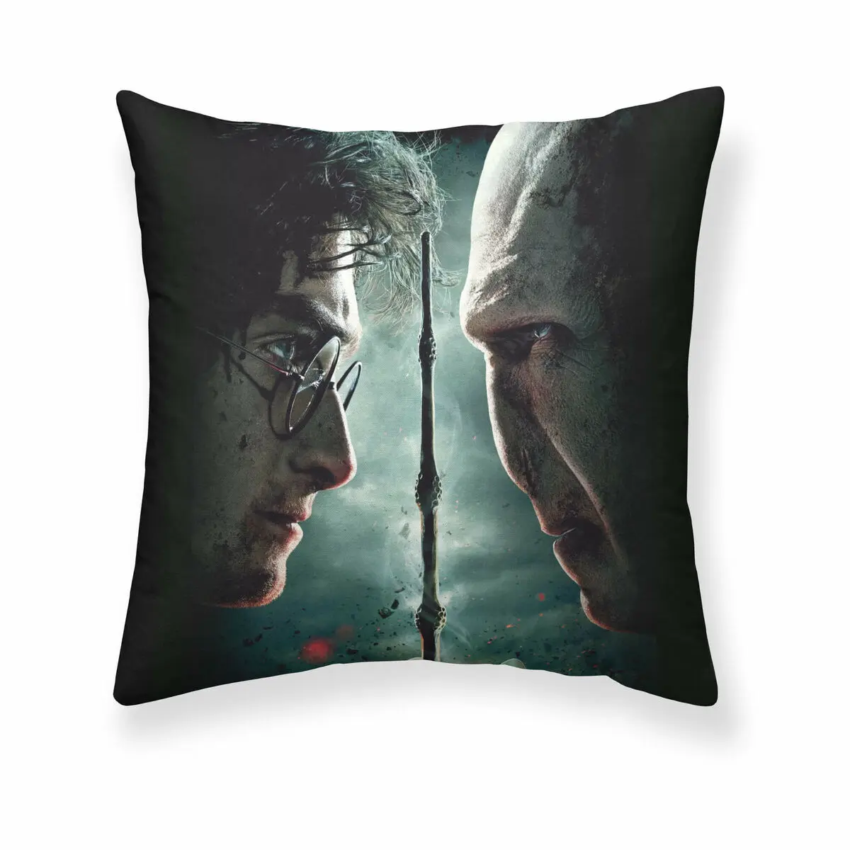 Fodera per cuscino Harry Potter vs Voldemort 50 x 50 cm