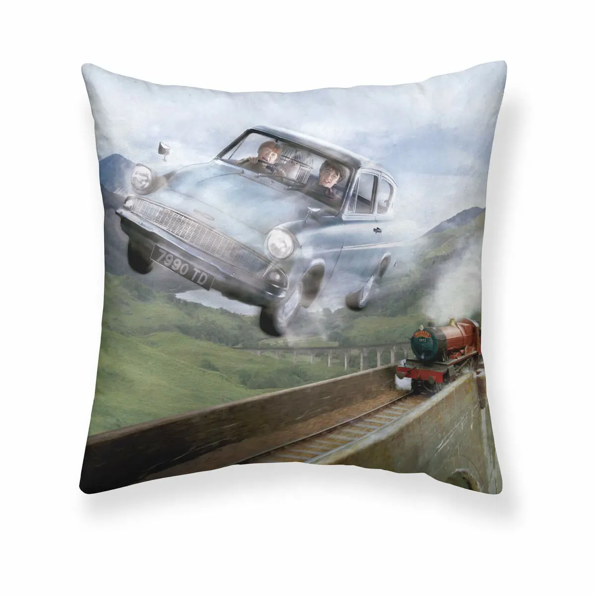 Fodera per cuscino Harry Potter Weasley Car 50 x 50 cm