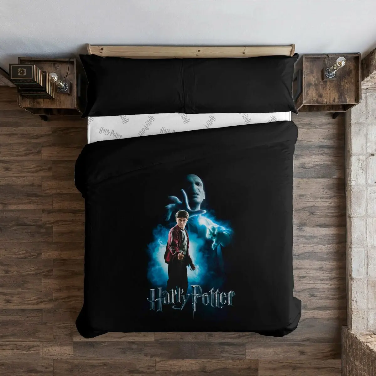 Copripiumino Harry Potter vs Voldemort Multicolore 180 x 220 cm Singolo