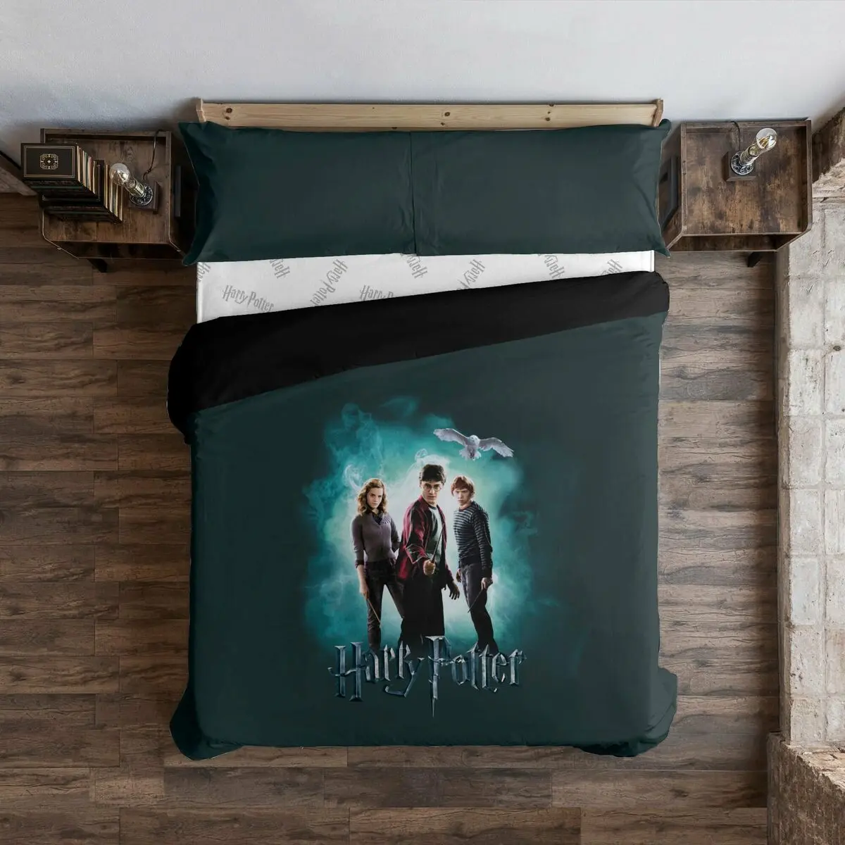 Copripiumino Harry Potter Lumos Multicolore 180 x 220 cm Singolo