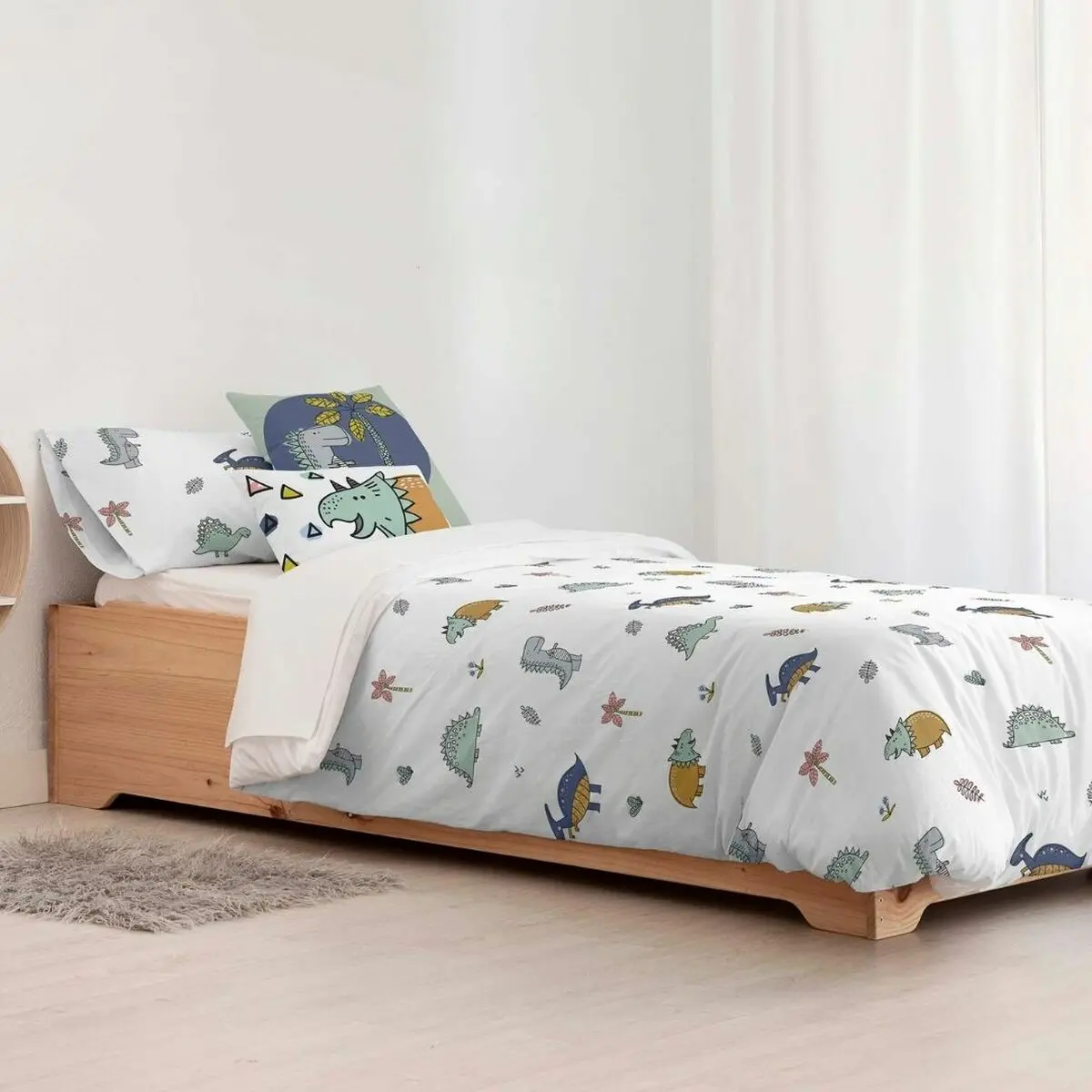 Copripiumino Kids&Cotton Italo Small Bianco 180 x 240 cm