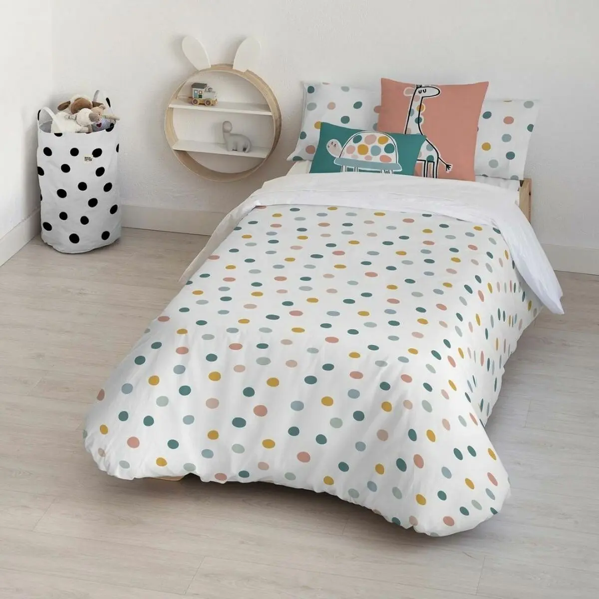 Copripiumino Kids&Cotton Kibo Small Multicolore 155 x 220 cm