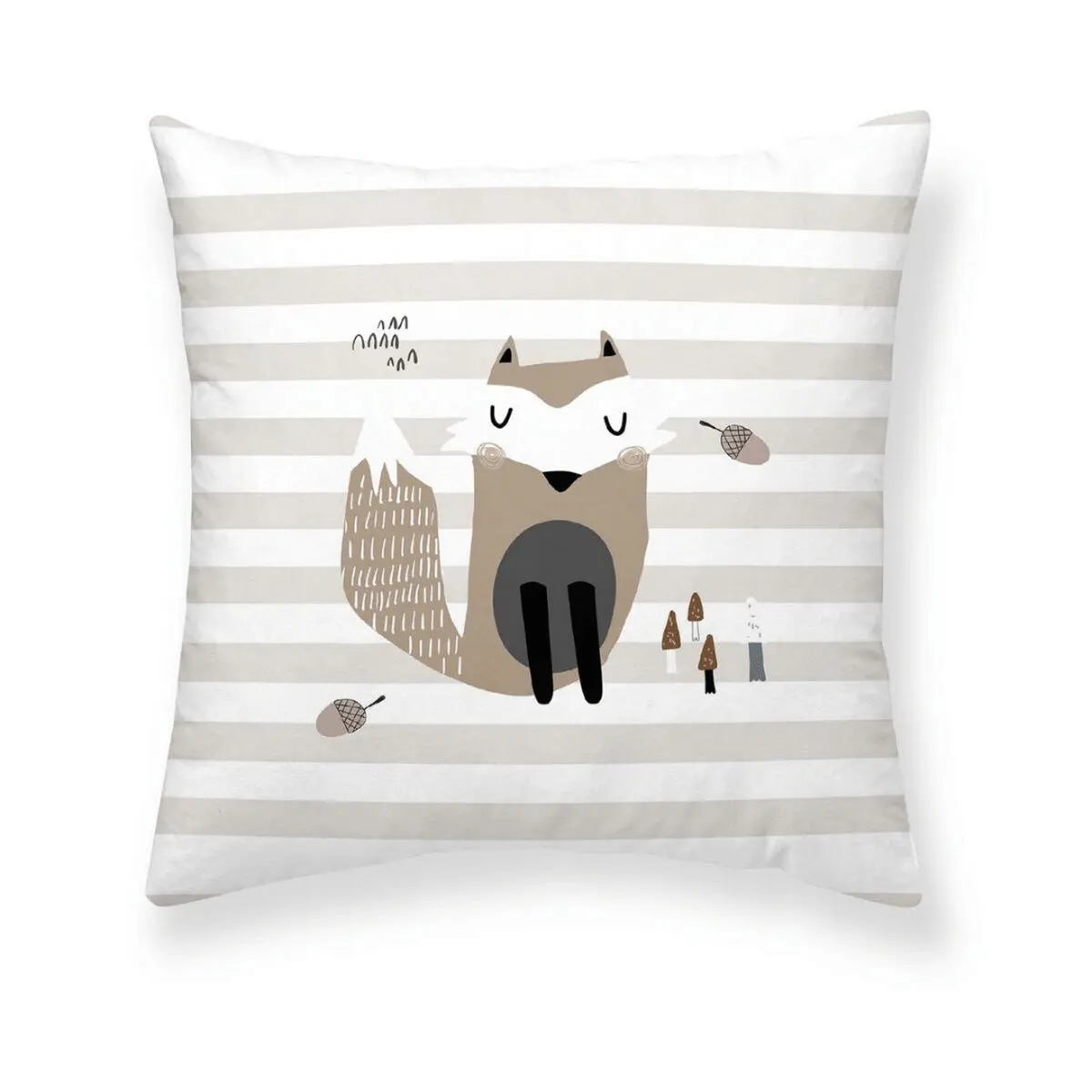 Fodera per cuscino Kids&Cotton Kenai A Beige 50 x 50 cm