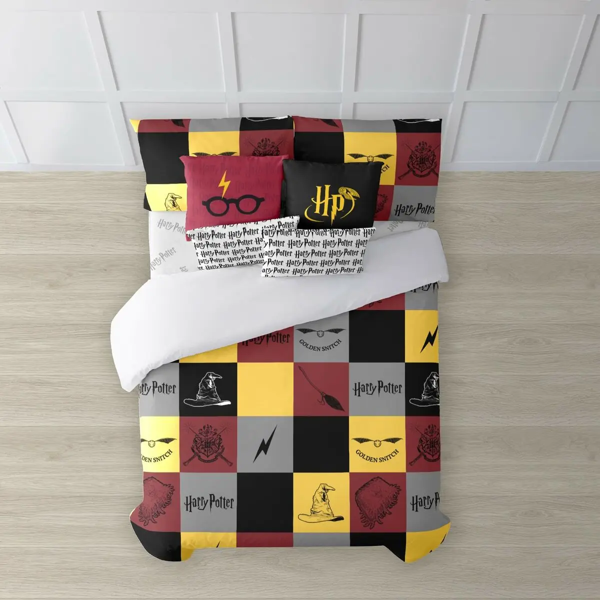 Copripiumino Harry Potter Hogwarts 220 x 220 cm Ala francese