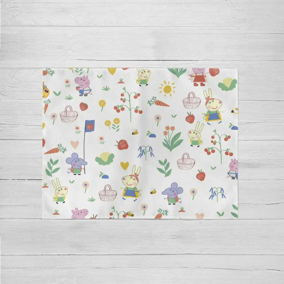 Tovaglietta Singola Kids&Cotton Vegetables 02 Multicolore 45 x 35 cm 2 Unità