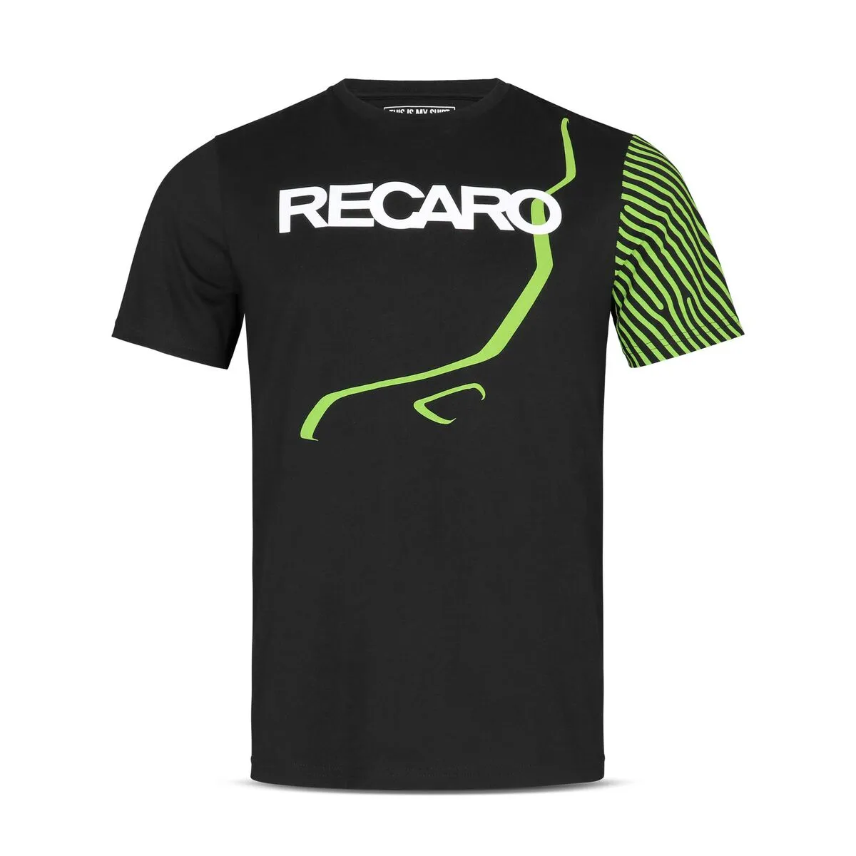 Maglia a Maniche Corte Uomo Recaro DYNAMIC Nero